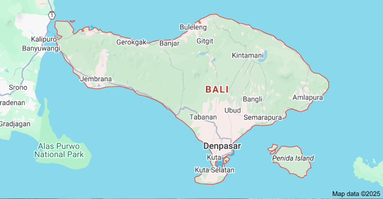 Bali Map